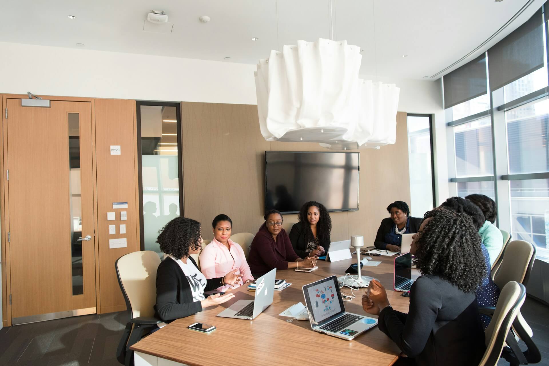 Business leaders in a boardroom